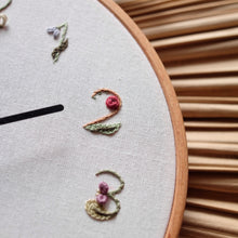 Load image into Gallery viewer, Floral Embroidery Clock - PDF Pattern