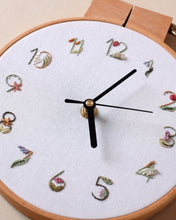 Load image into Gallery viewer, Floral Embroidery Clock - PDF Pattern
