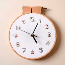 Load image into Gallery viewer, Floral Embroidery Clock - PDF Pattern