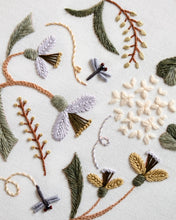 Load image into Gallery viewer, Summer Breeze & Dragonflies - PDF Embroidery Pattern