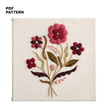 Load image into Gallery viewer, Crimson Bloom Bouquet - PDF Pattern