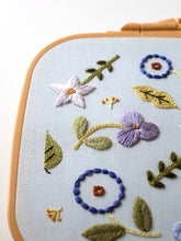 Load image into Gallery viewer, Blue Summer Blooms - PDF Embroidery Pattern