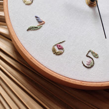 Load image into Gallery viewer, Floral Embroidery Clock - PDF Pattern