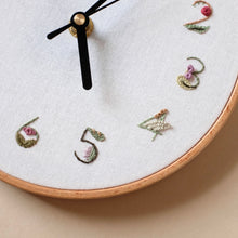 Load image into Gallery viewer, Floral Embroidery Clock - PDF Pattern