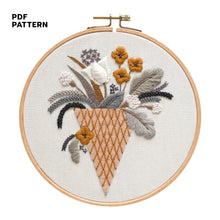 Load image into Gallery viewer, Flower Cone - PDF Pattern