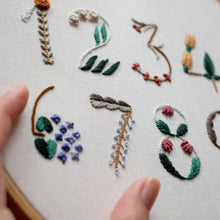 Load image into Gallery viewer, Floral Numbers - PDF Pattern