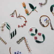 Load image into Gallery viewer, Floral Numbers - PDF Pattern