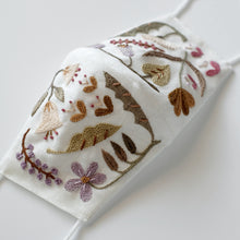 Load image into Gallery viewer, Spring Floral Embroidered Mask - PDF Pattern