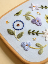 Load image into Gallery viewer, Blue Summer Blooms - PDF Embroidery Pattern
