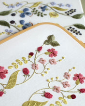 Load image into Gallery viewer, Berry Bloom Garden - PDF Embroidery Pattern
