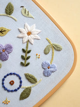 Load image into Gallery viewer, Blue Summer Blooms - PDF Embroidery Pattern
