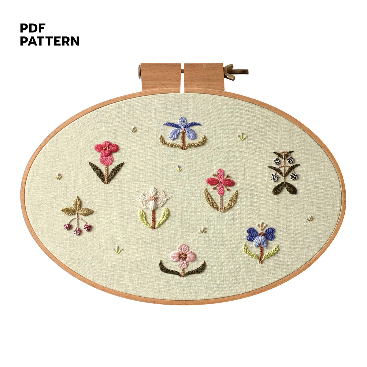 Wildflower Garden (Full Design + Brooch Version) - PDF Pattern ...