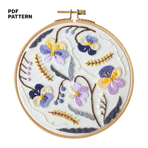 Pansy Garden - PDF Pattern