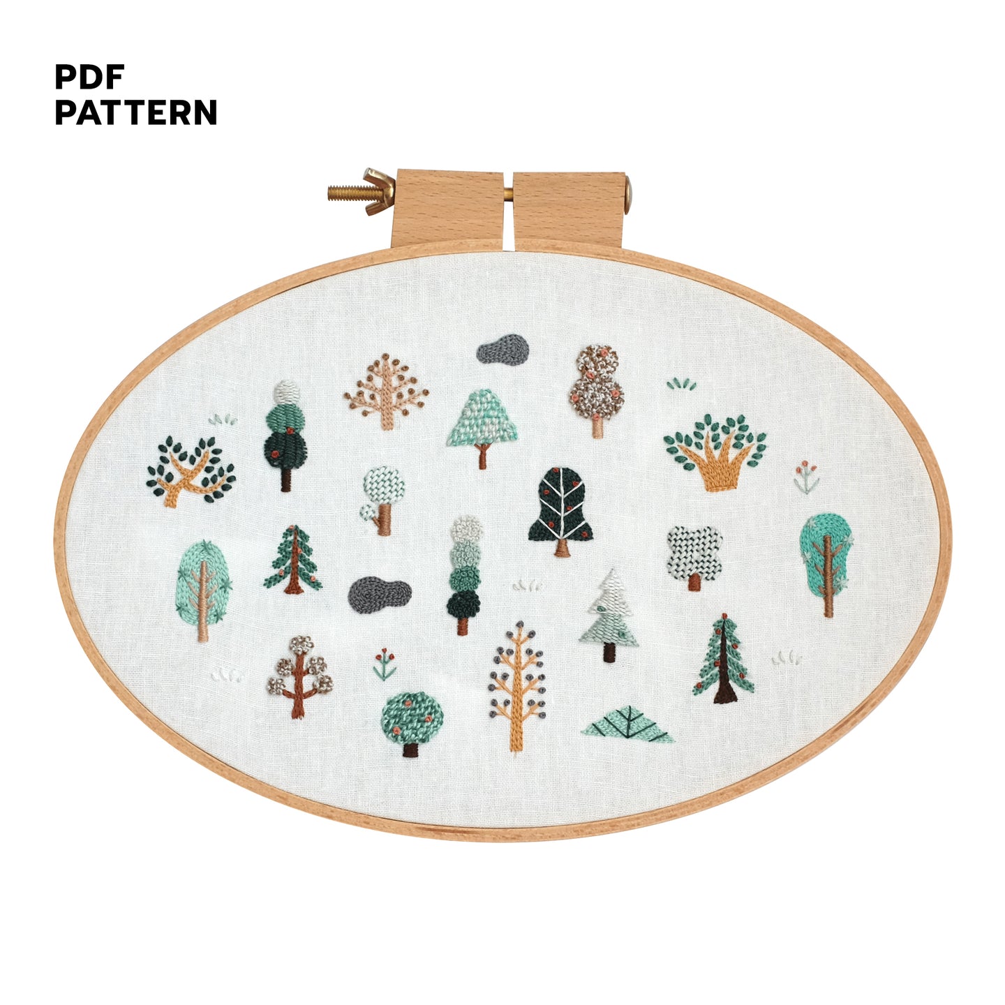 Lively Forest - PDF Pattern