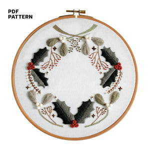 Xmas Wreath - PDF Pattern