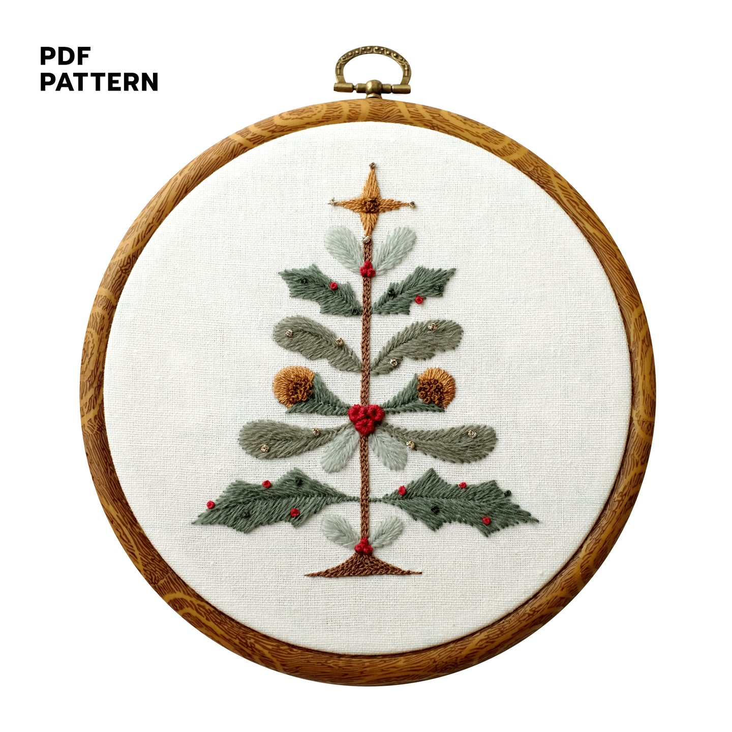 Wooly Xmas Tree - PDF Pattern